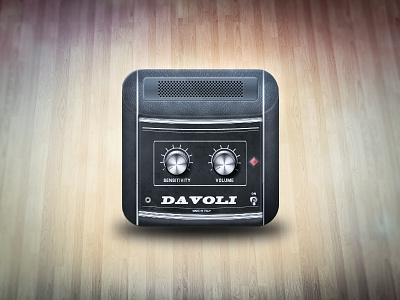 Icon Davoli Dribbble app design icon ios ipad iphone music vintage