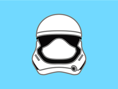 First Order Sunnytrooper first order force awakens illustration movie star wars stormtrooper trooper vector