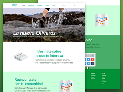 Oliveros Landing Page