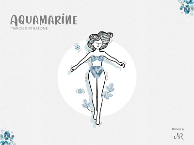 Aquamarine - March Birthstone Character