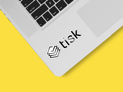 Tisk - Logo Design - Branding brand branding graphic design identity logo logo design logo mark merch startup sticker tech technology typography