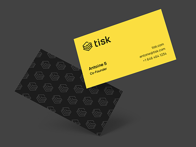 Tisk - Business Card brand identity branding business card business card design color palette graphic design identity logo logo mark minimal modern print design visual identity