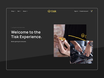Tisk - Web Design - Branding ecommerce graphic design mobile responsive shop tech ui user experience ux web web design website website design