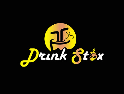 drink shop branding design flat illustration graphicdesign illustration illustrator logo logodesign typography unique logo