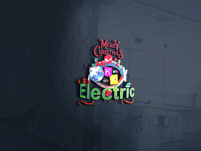 K K Electric branding design flat illustration graphicdesign icon illustration illustrator logo logodesign