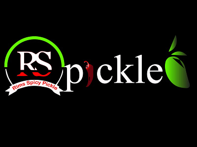 Rims Spicy Pickle branding design flat illustration graphicdesign illustration illustrator logo logodesign typography unique logo