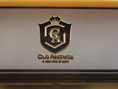 Club Aesthetic branding design flat illustration graphicdesign illustration logo logodesign ui ux vector