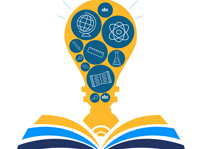 Online Education logo design education illustraion logo onlineeducation logo vector