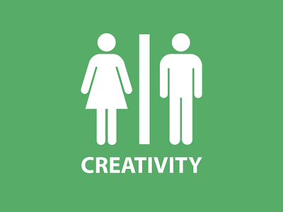 Bathroom Creativity – Medium Post blog creativity medium signage typography