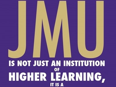 James Madison University Typographic Poster