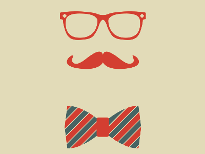 Boyfriend Material bow tie glasses moustache posters pro bono vector