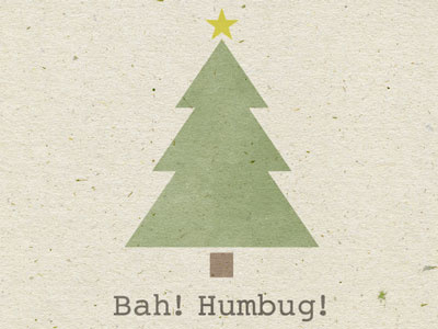 Bah! Humbug! christmas fun illustration