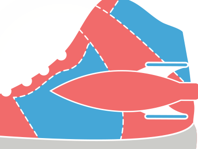 Rocket Shoes (WIP) high tops illustration rocket rocket shoes shoes sneakers vector work in progress