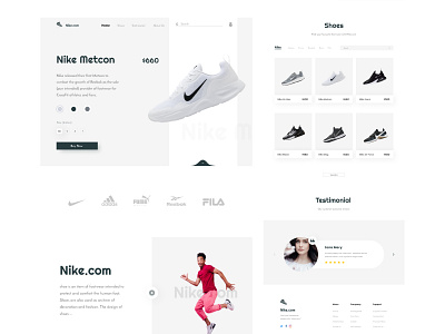 Nike.com - Website Design clean design cool design landing page nike website nike.com ui website