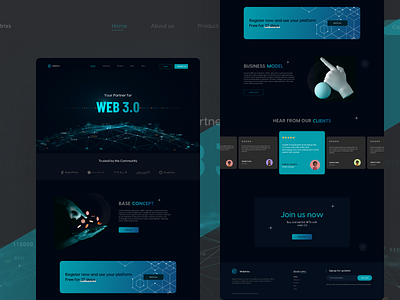 Webtrix - web design dark dark website design trending ui ux webtrix