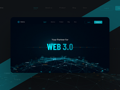 Webtrix - web design dark design trending ui ux webtrix