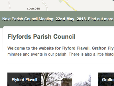 Parish Council Site map tag website