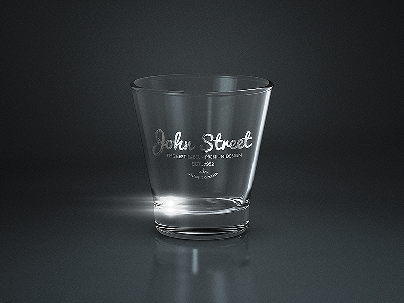 Alcohol / Drink Glasses Mockup by Piotr Szmiłyk on Dribbble