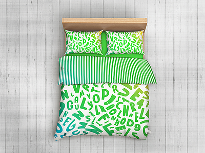 Bedding bed bedclothes bedding bedding and linen bedding set free mock up mock-up mockup psd texture