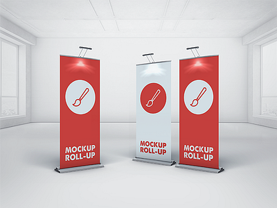 Roll Up Banner Mockup