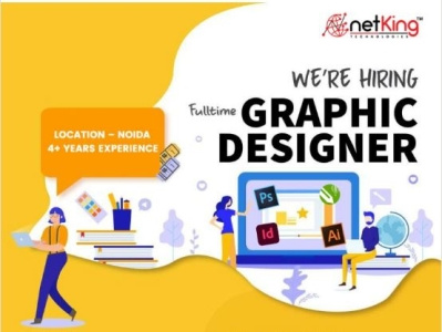 Hiring for Graphic Designer Netking Technologies graphic design graphic design company web design web design agency web development web development agency