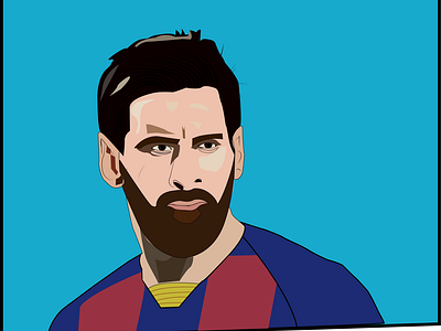 Sportsman Illustration (Messi Illustration)