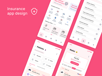Insurance app. ui