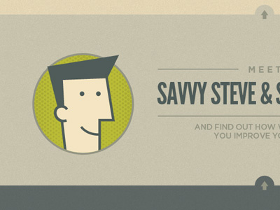 Savvy Steve character illustration website