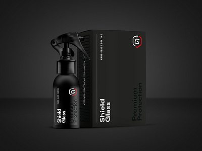 Gibson Shield — Packaging Spray Bottle & Box