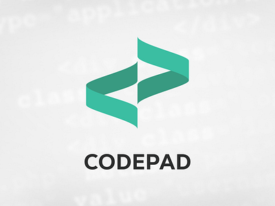 CodePad Logo code css hack html identity logo pad