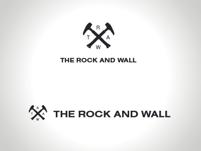 Rock and Wall logo visual identity