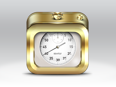 Clock app clock gold icon iphone time