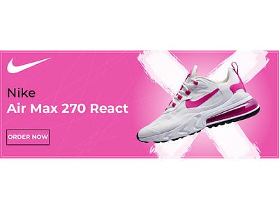 Nike 270 Web Banner illustrator nike sportswear web banner