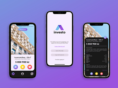 Concept Design for Investment App app branding design graphic design logo mobile ui ux vector