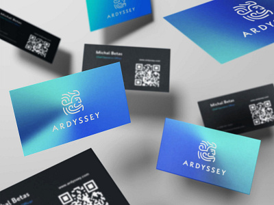 Modern Business Cards for Ardyssey branding business cards design graphic design logo modern vector