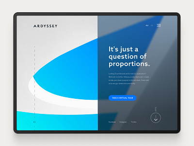 Modern Website Design for Ardyssey branding design graphic design mockup typography ui ux vector web design website