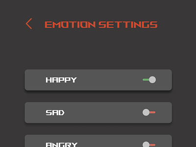 Settings Page (ugly but job done)