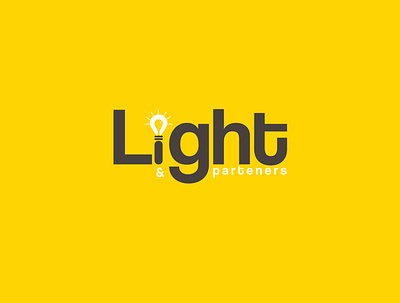 Light and parteners design logo
