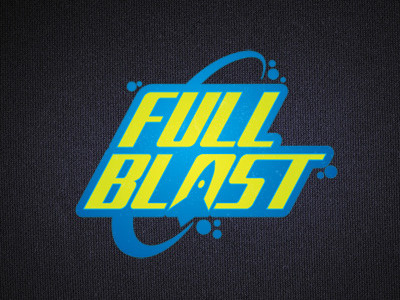Fullblastlogo blast off exhibit flight logo outer space rocket