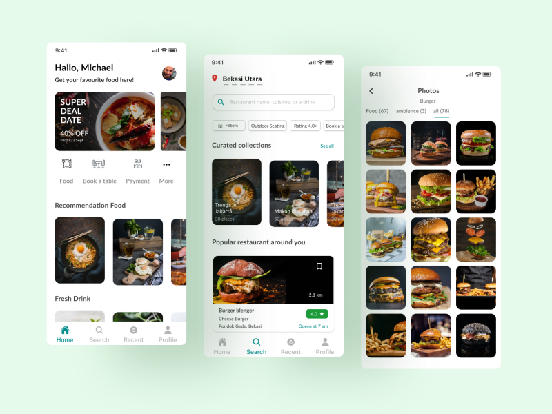 Restaurant App by Rivaldy Ramadhani on Dribbble