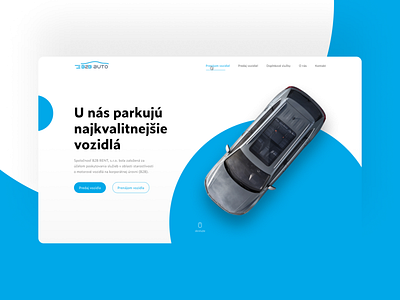 B2B Car Rental design web development website design