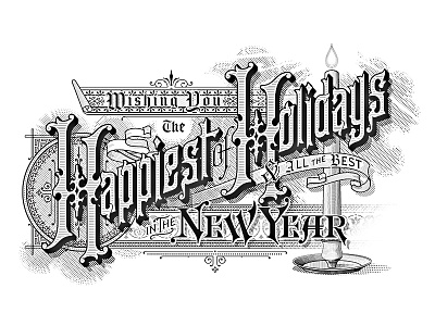 Img 1344 engraving holidays illustration typography vintage