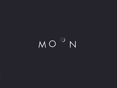 Moon Exploration branding illustration monochrome moon typography