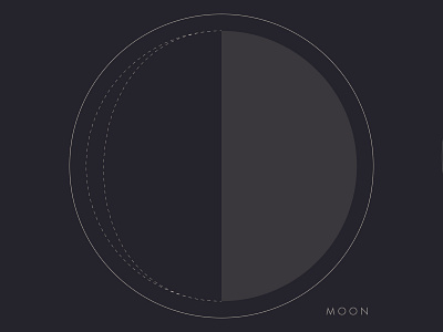 Moon Exploration branding design illustration moon typography