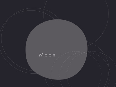 Moon Exploration design identity illustration monochrome moon typography