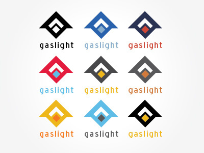 Gaslight Color Studies color study flame gaslight logo