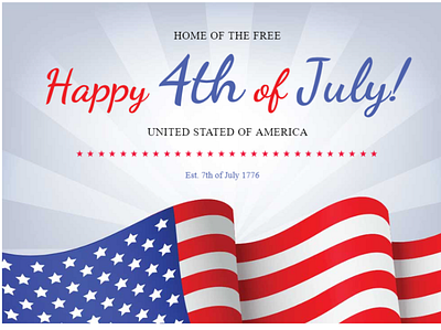 Happy Independence Day 4thofjuly appypie behance day design graphic holiday illustration independence july
