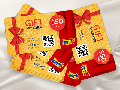 Gift voucher mockup app branding design graphic design logo ui