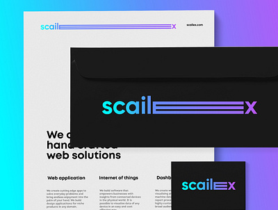 scalex branding design dynamic logo