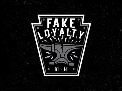 Fake Loyalty - patch design anvil apparel clothing fakeloyalty slovakia soon streetwear